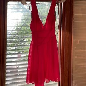 Lucy in the sky hot pink dress size medium